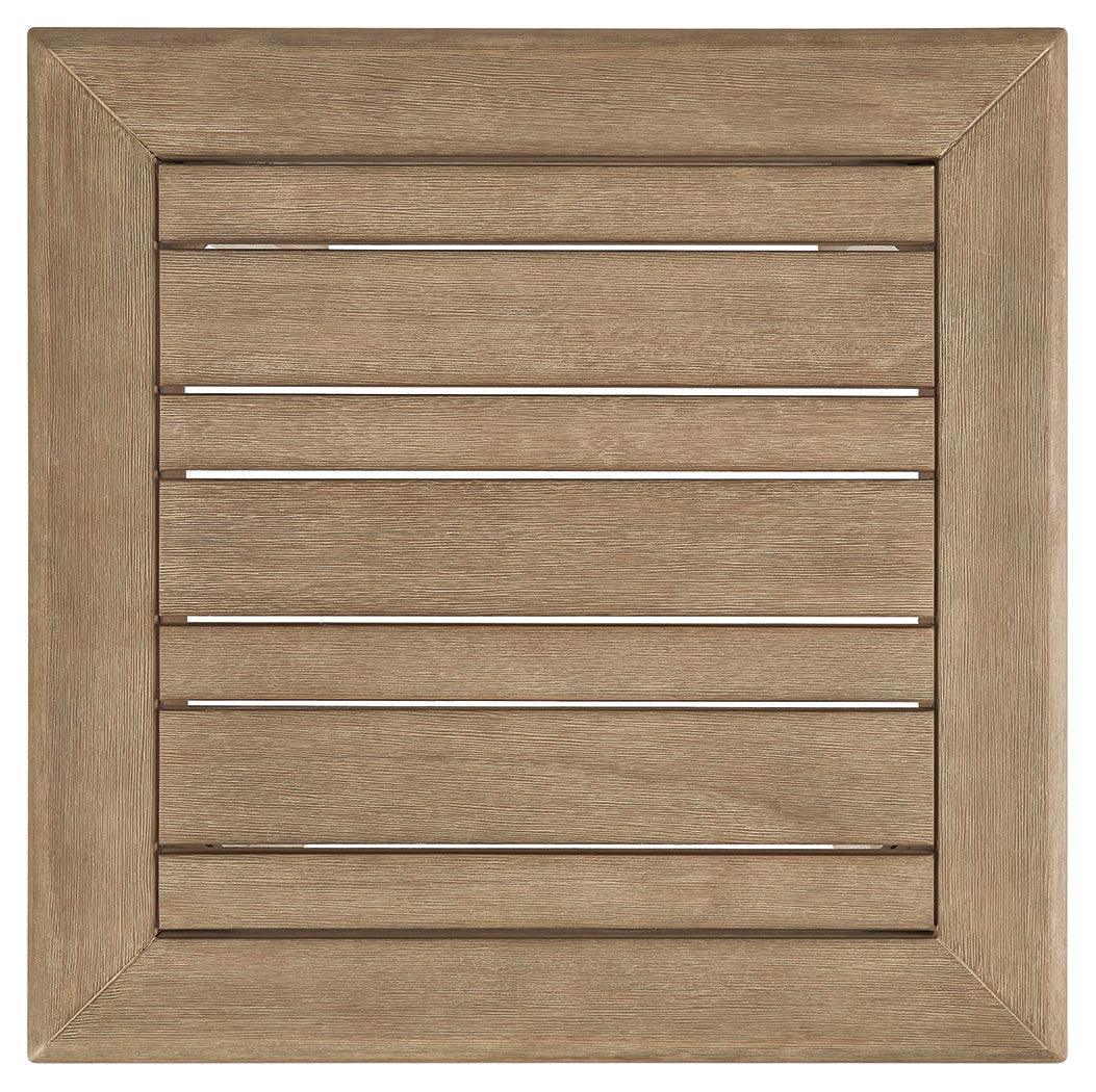 Gerianne Grayish Brown End Table - Ella Furniture