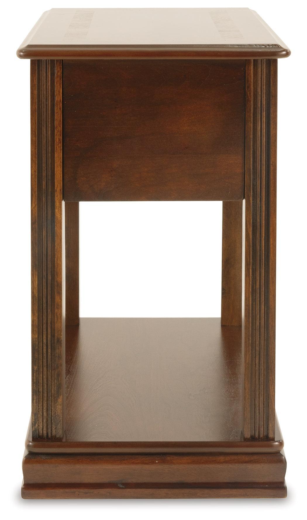Breegin Brown Chairside End Table T007-527 - Ella Furniture