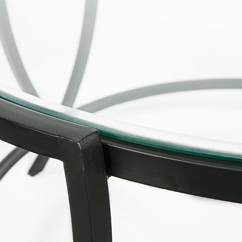 Tarrin Black Table (Set Of 3) - Ella Furniture