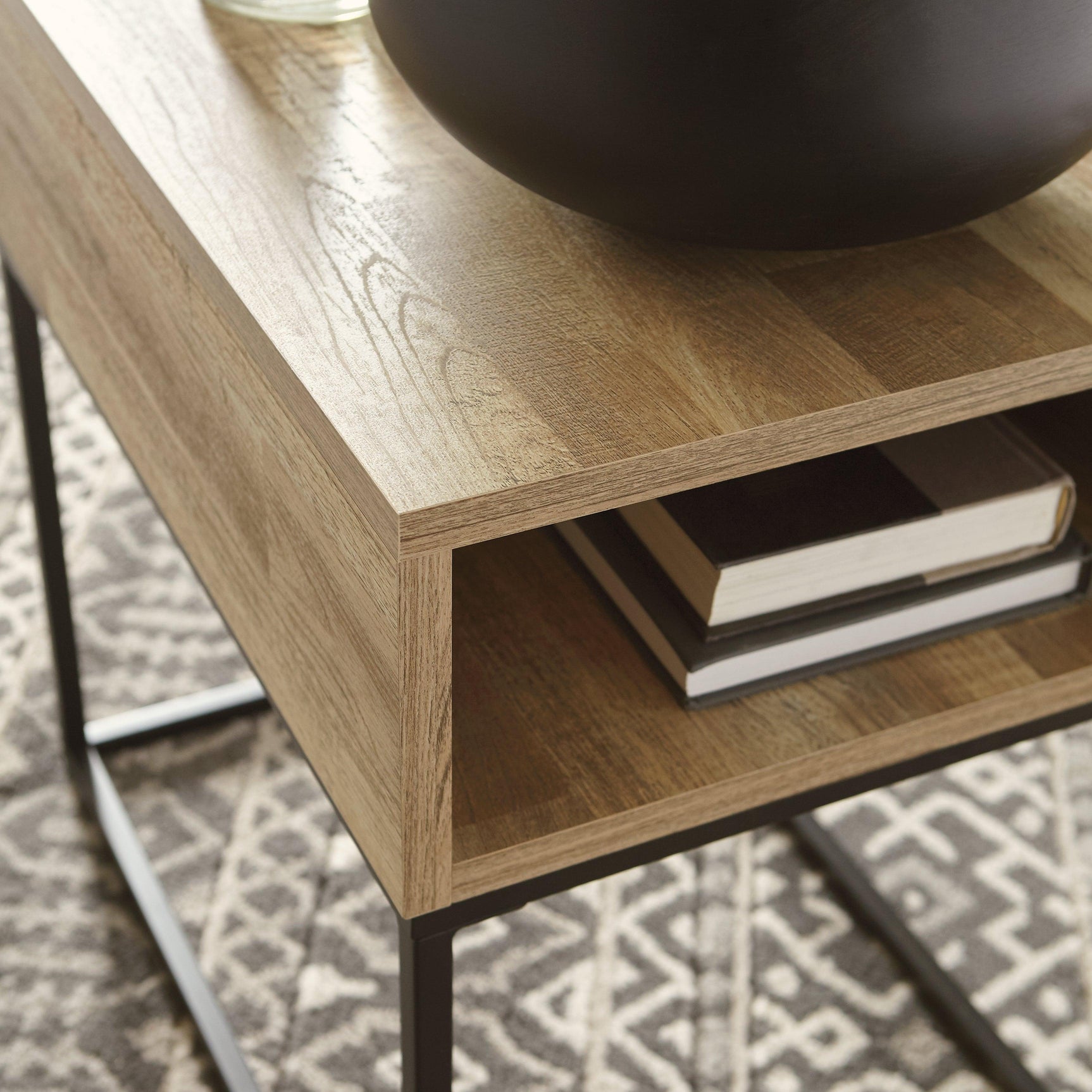Gerdanet Natural End Table - Ella Furniture