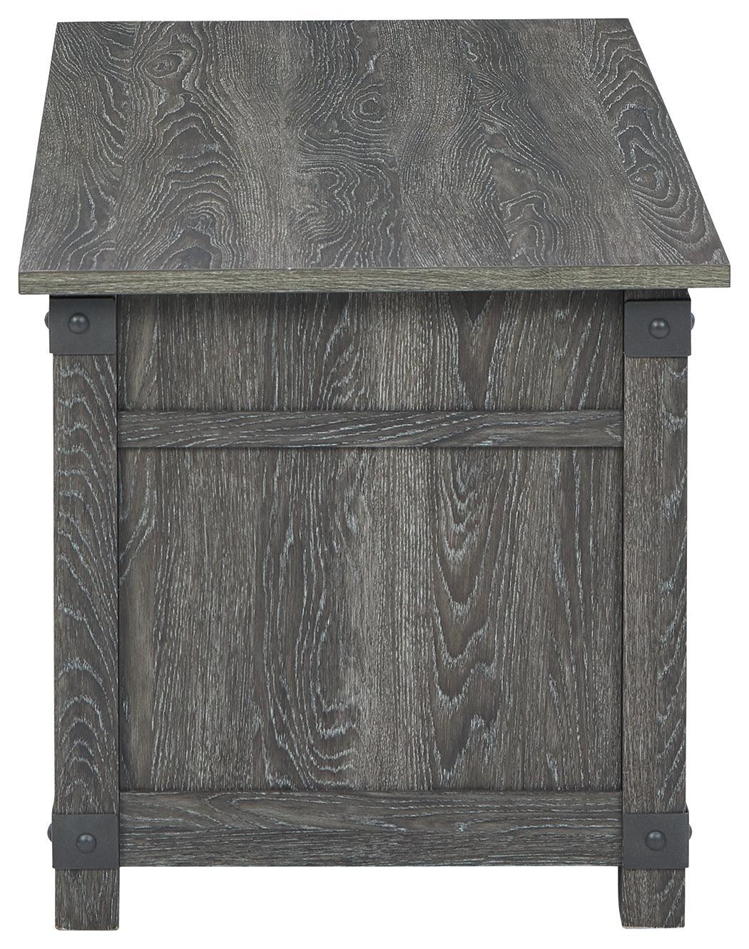 Freedan Grayish Brown Lift-top Coffee Table - Ella Furniture