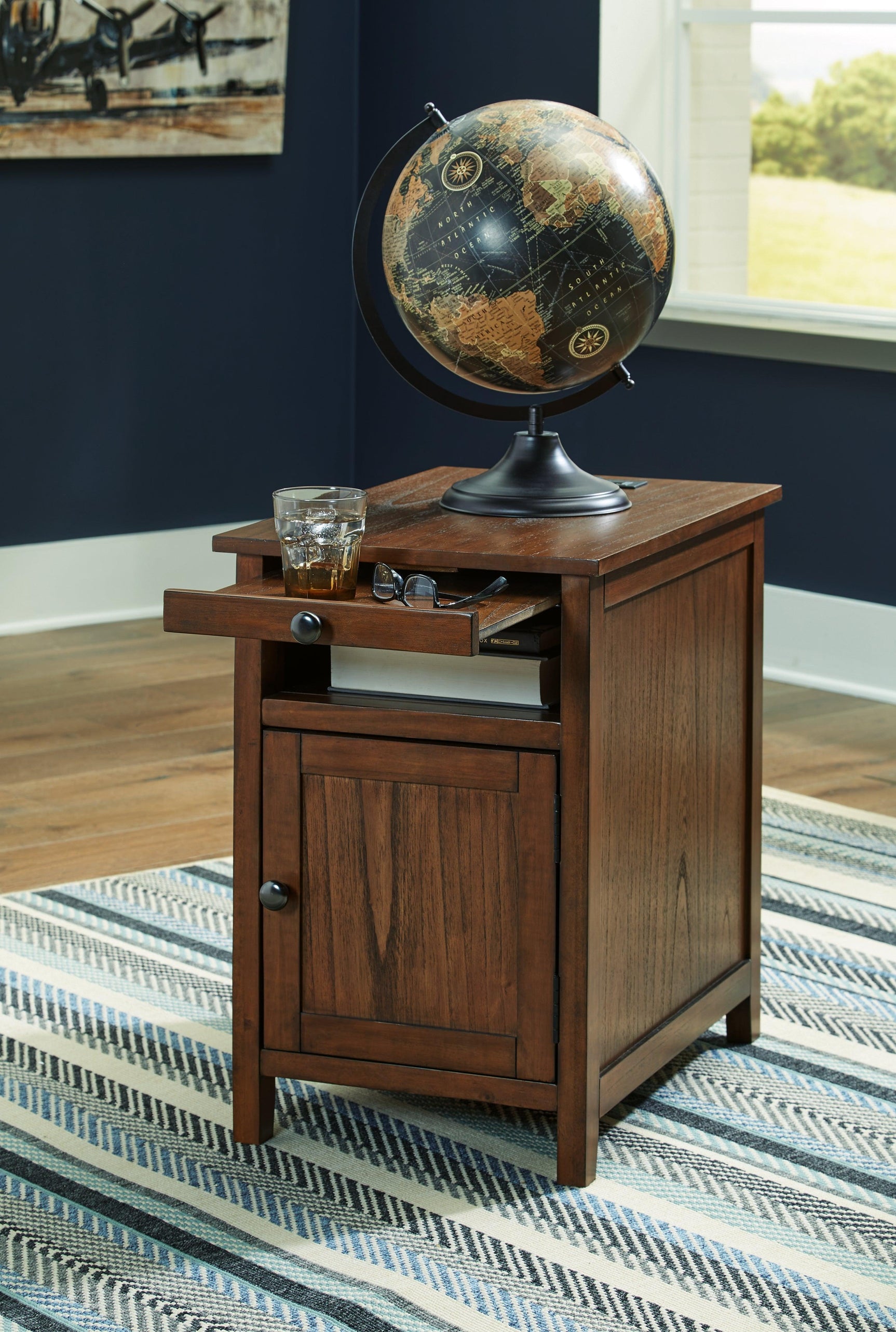 Treytown Brown Chairside End Table - Ella Furniture