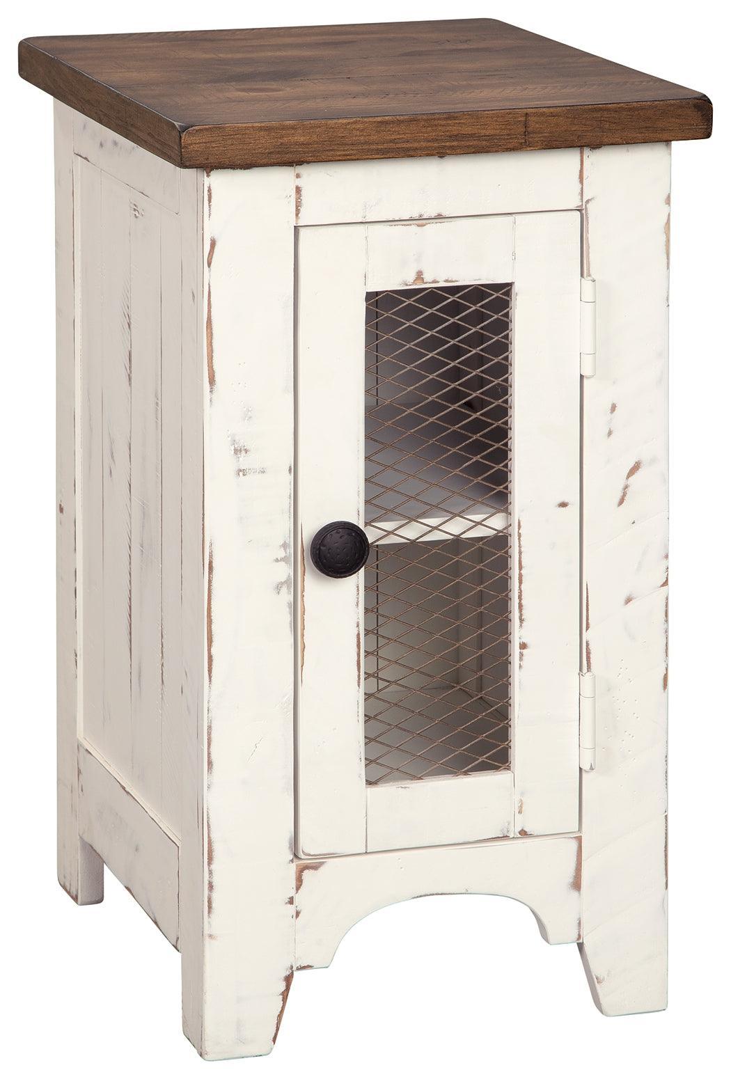 Wystfield White/Brown 2 End Tables - Ella Furniture