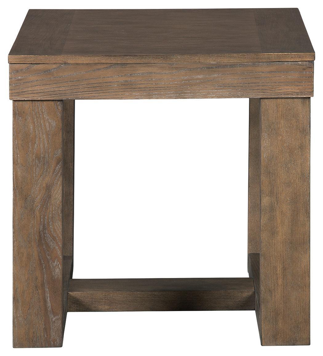 Cariton Gray End Table - Ella Furniture