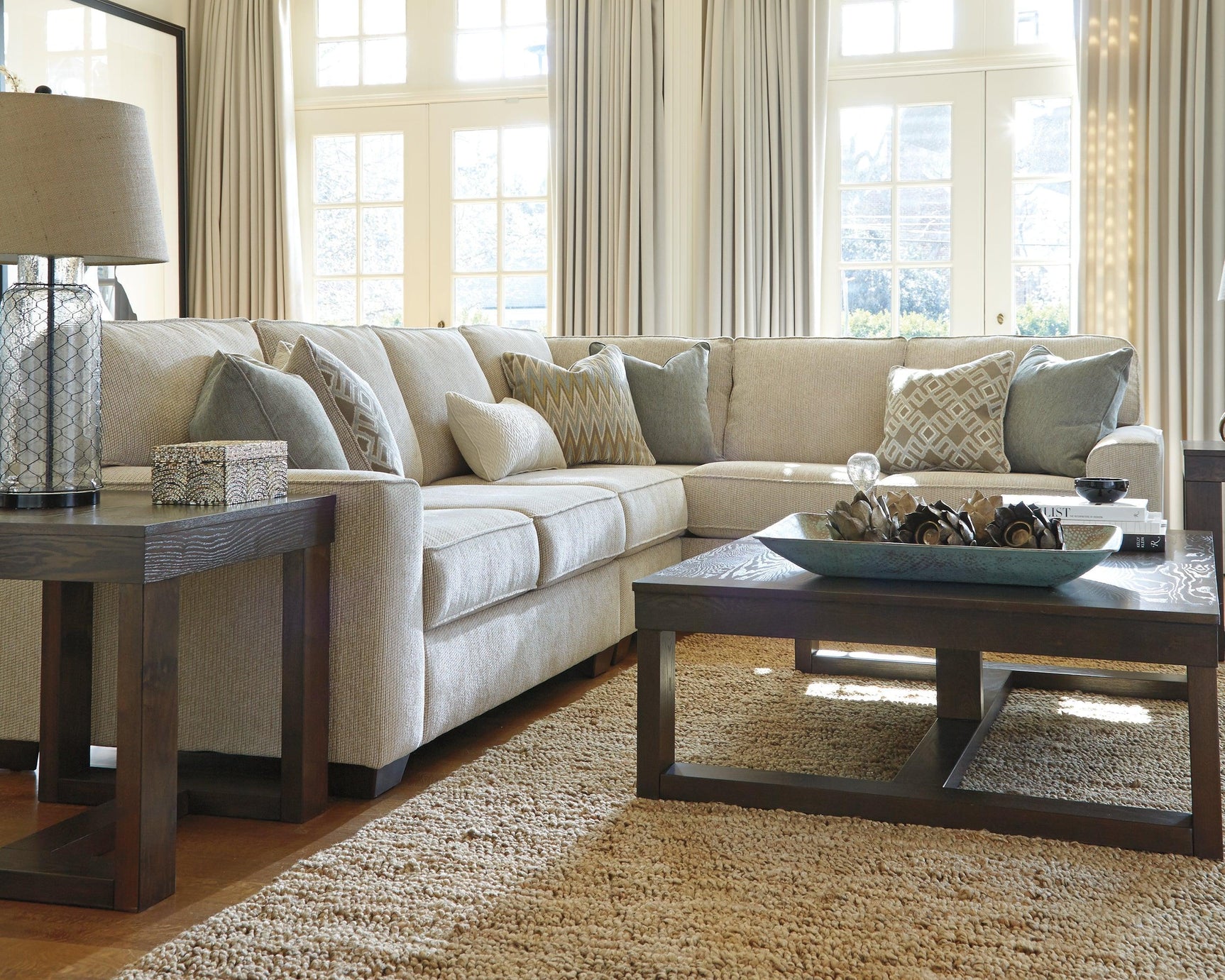 Watson Dark Brown Coffee Table - Ella Furniture