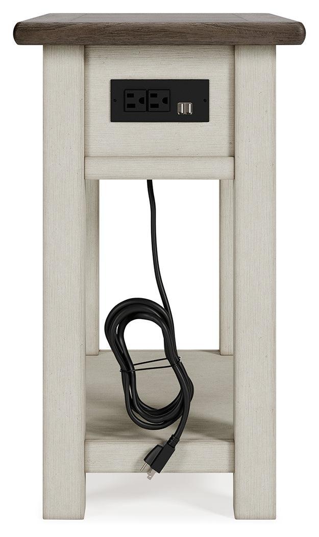 Bolanburg Two-tone Chairside End Table - Ella Furniture