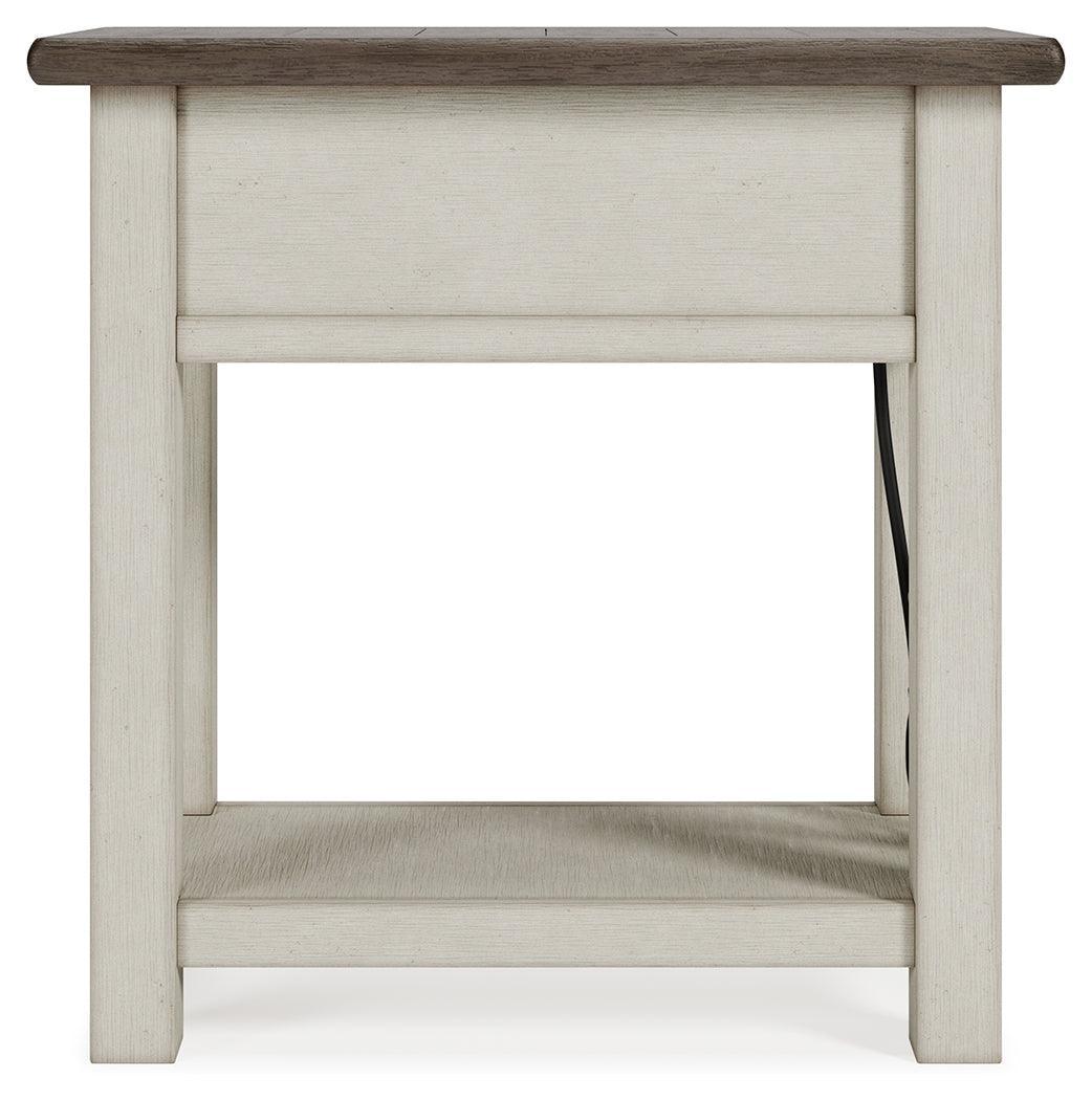 Bolanburg Two-tone Chairside End Table - Ella Furniture