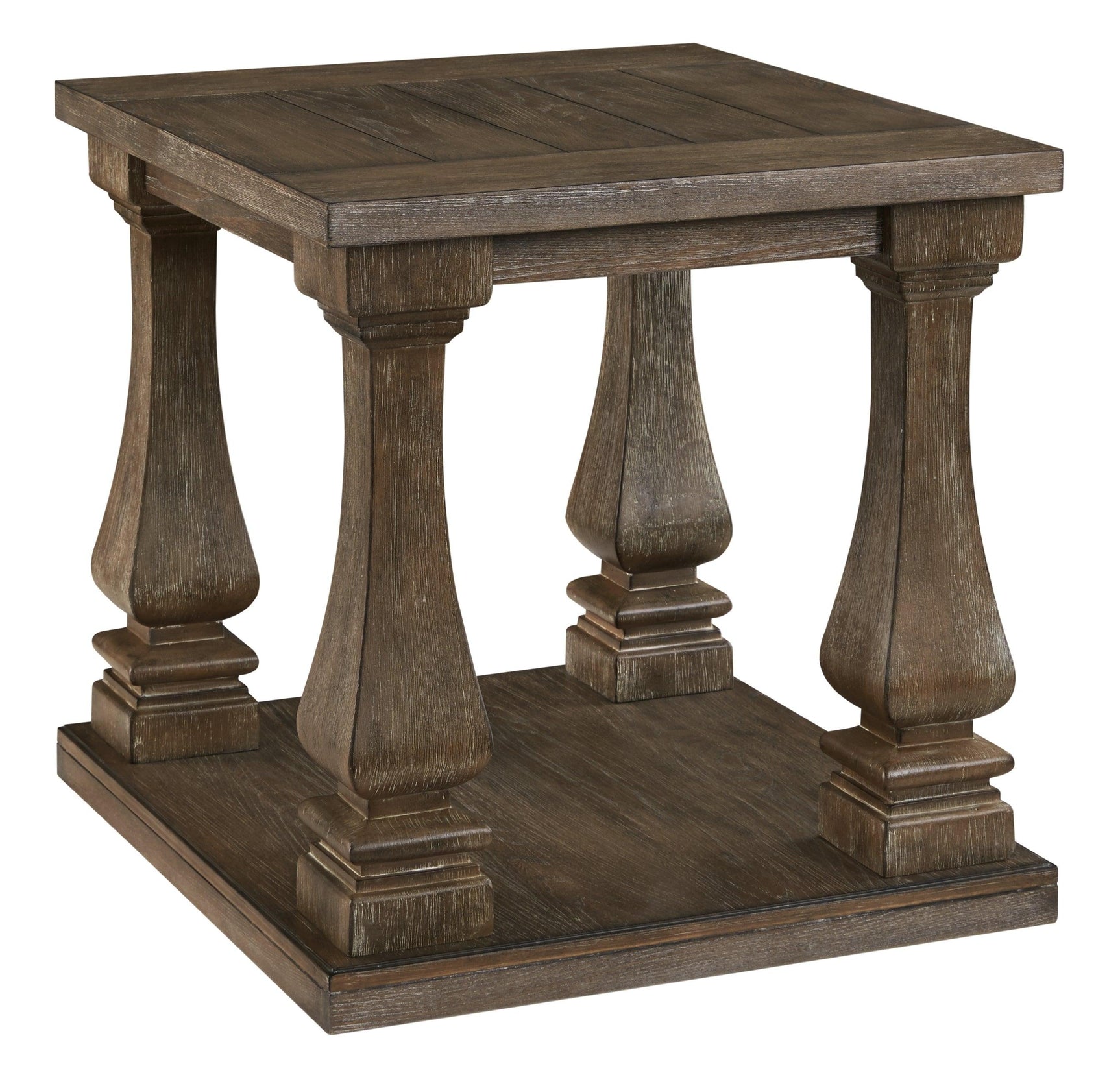 Johnelle Gray End Table - Ella Furniture