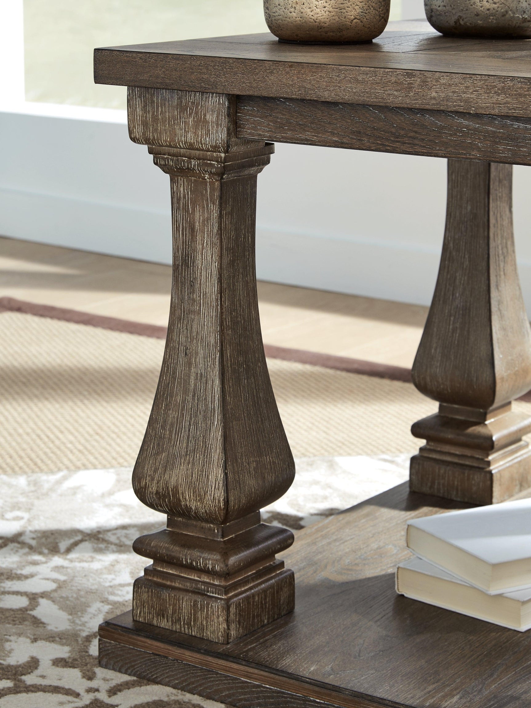 Johnelle Gray End Table - Ella Furniture