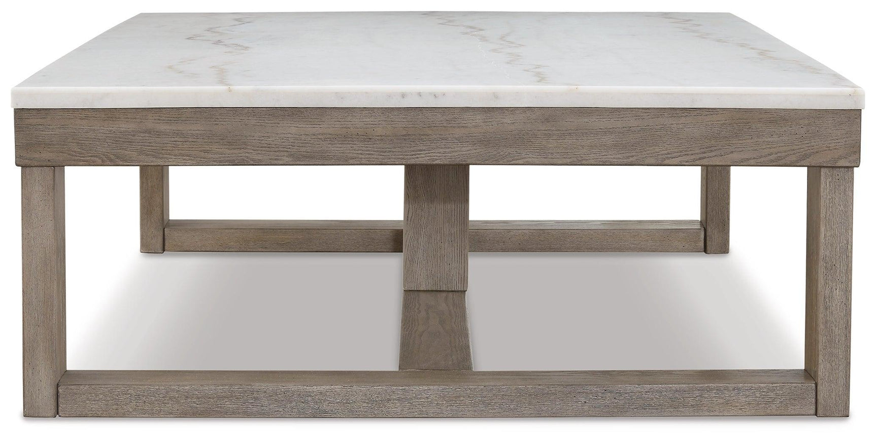 Loyaska Brown/ivory Coffee Table - Ella Furniture