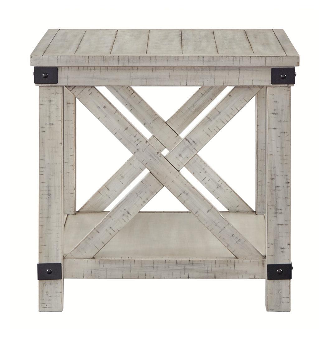 Carynhurst Whitewash End Table - Ella Furniture