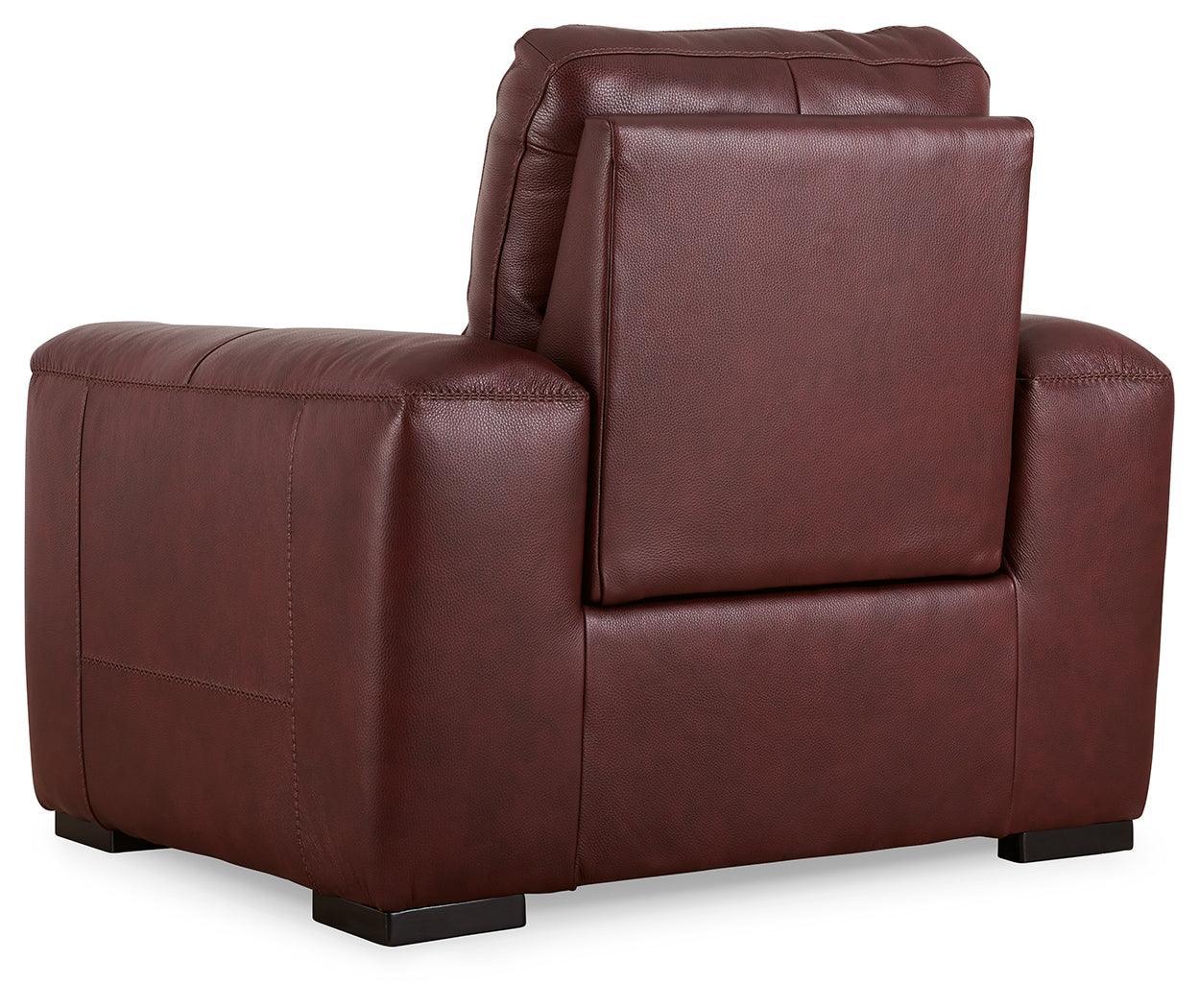 Alessandro Garnet Power Recliner - Ella Furniture