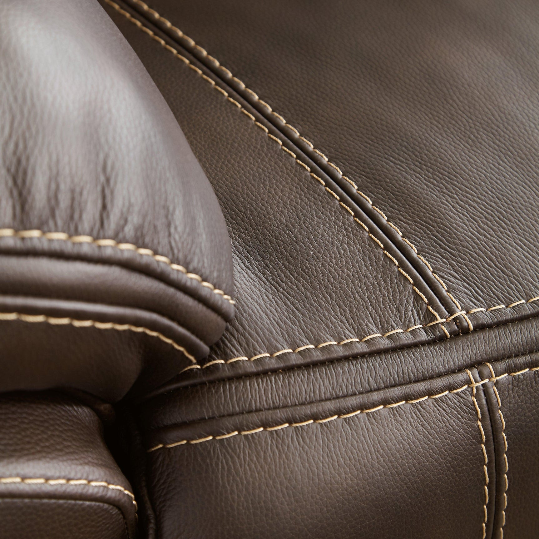 Dunleith Chocolate 5-Piece Power Reclining Sectional - Ella Furniture