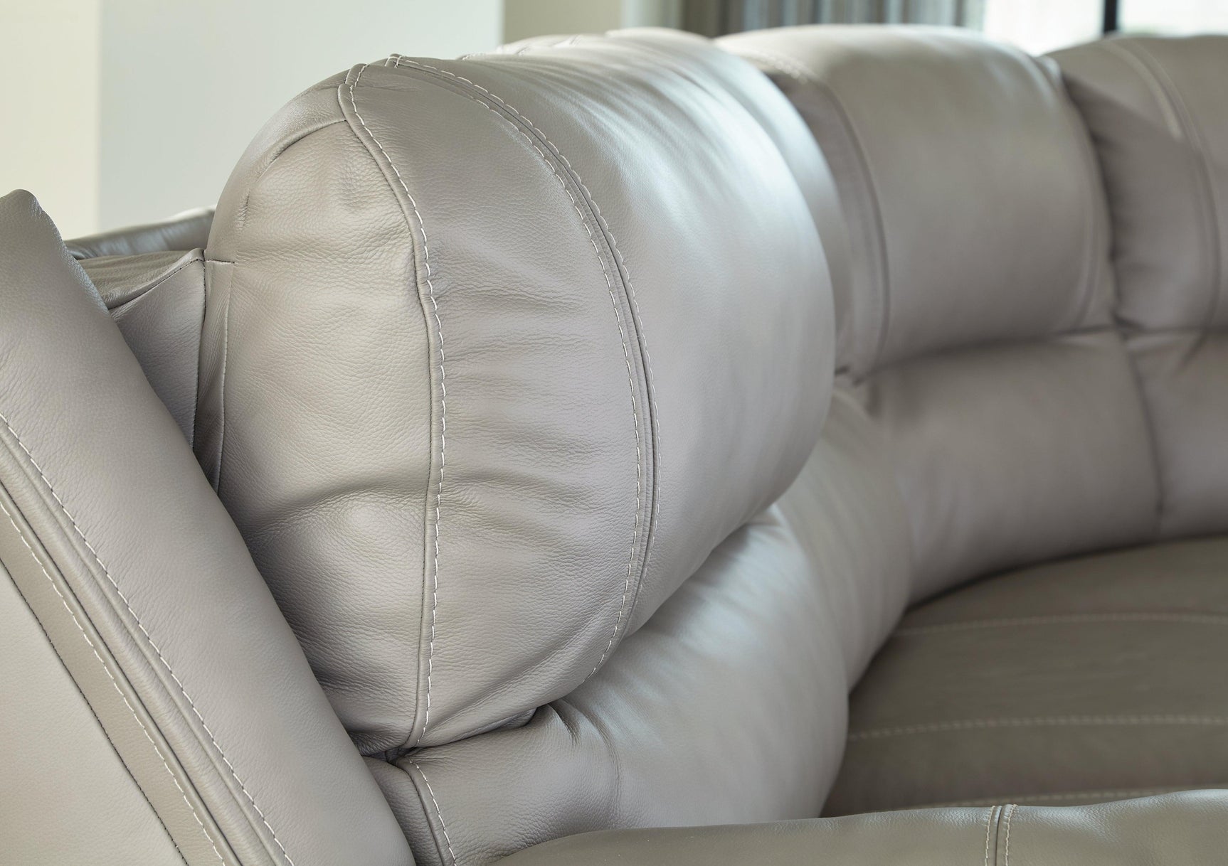 Dunleith Chocolate 6-Piece Power Reclining Sectional - Ella Furniture