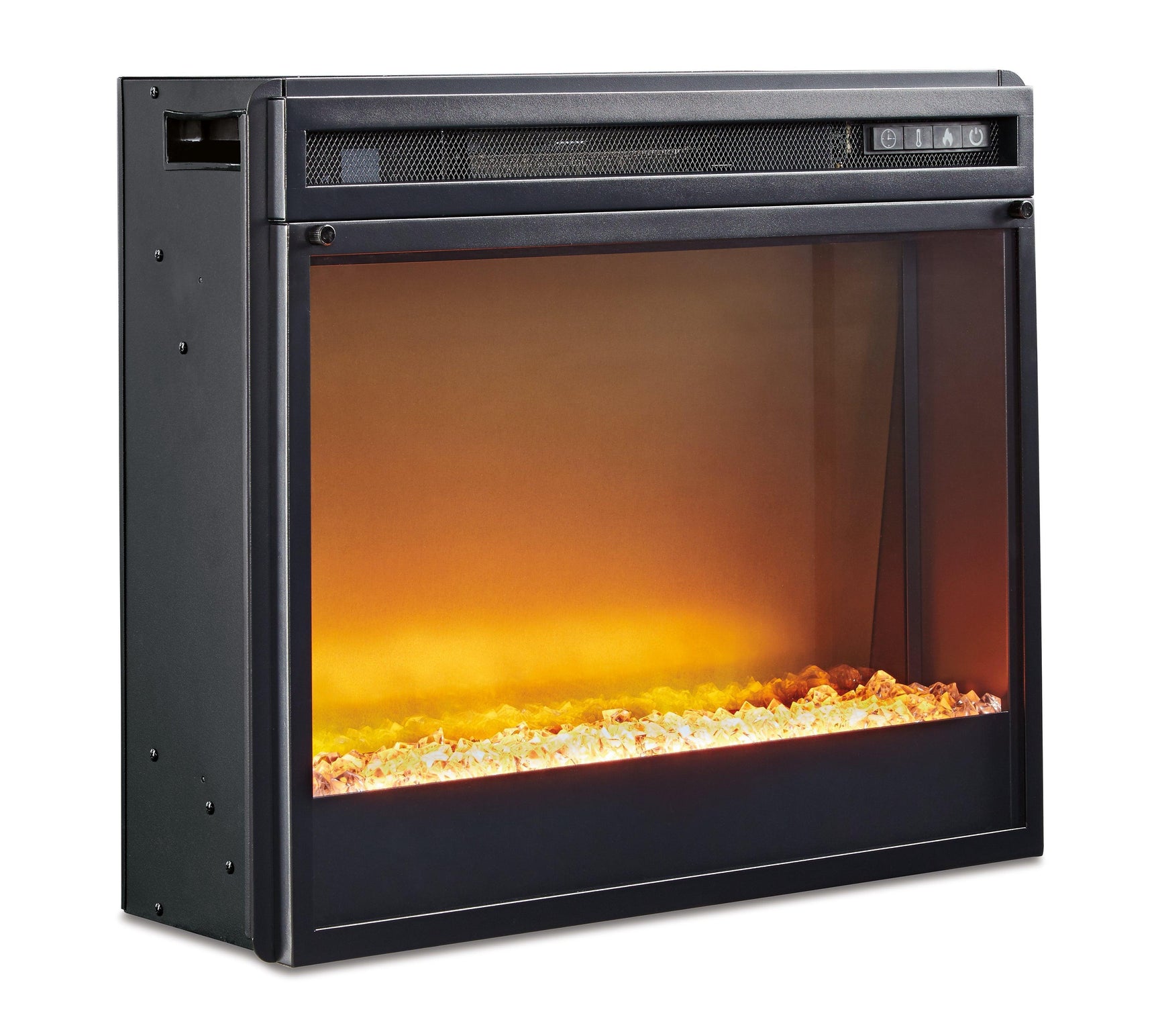 Entertainment Accessories Black Electric Fireplace Insert - Ella Furniture