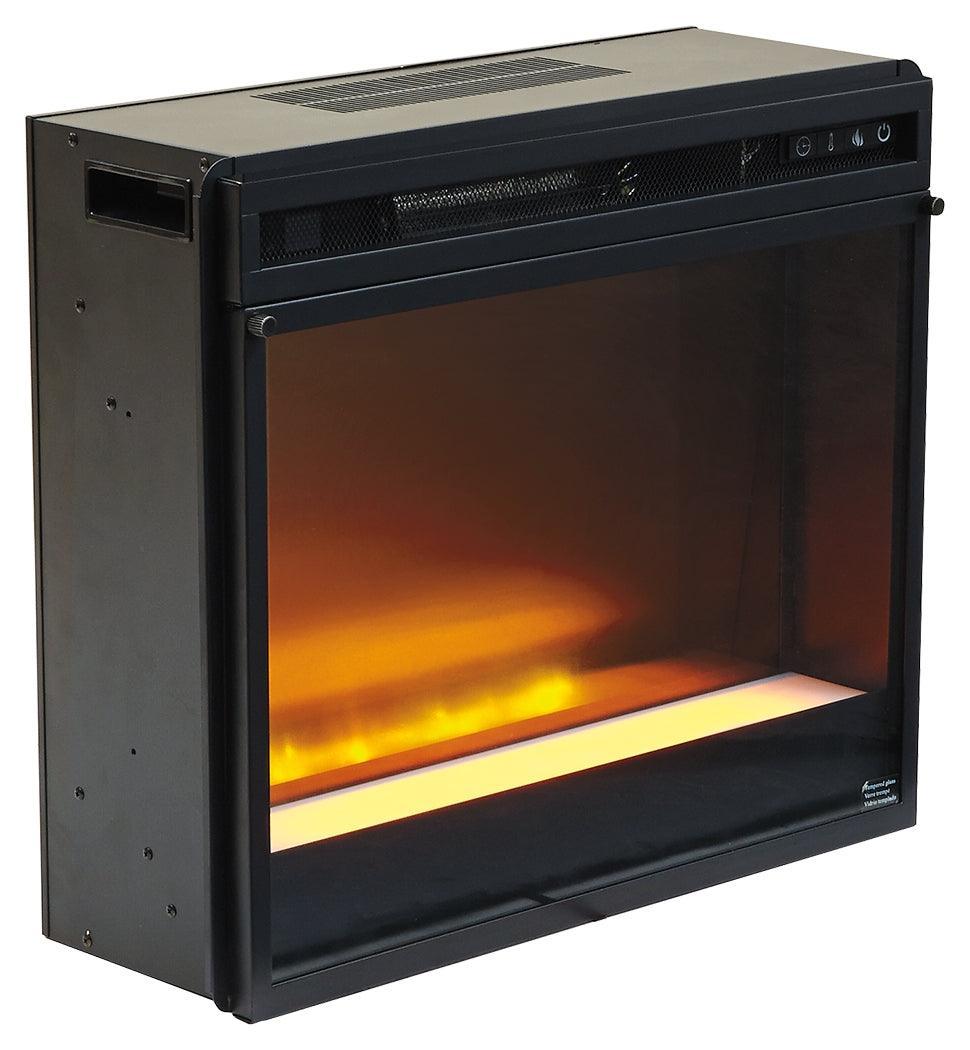 Entertainment Accessories Black Electric Fireplace Insert - Ella Furniture