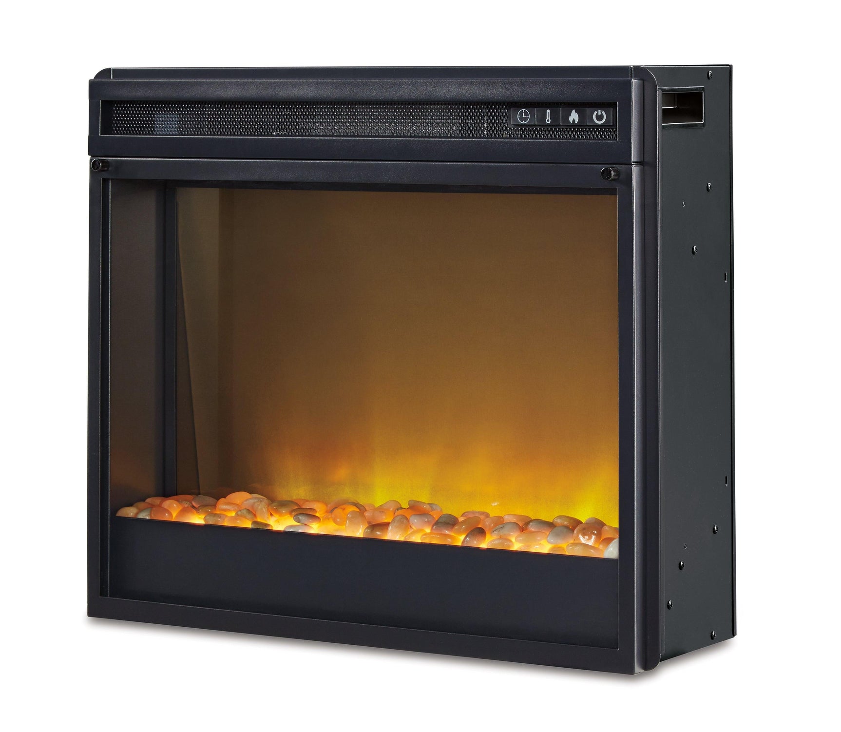 Entertainment Accessories Black Electric Fireplace Insert - Ella Furniture