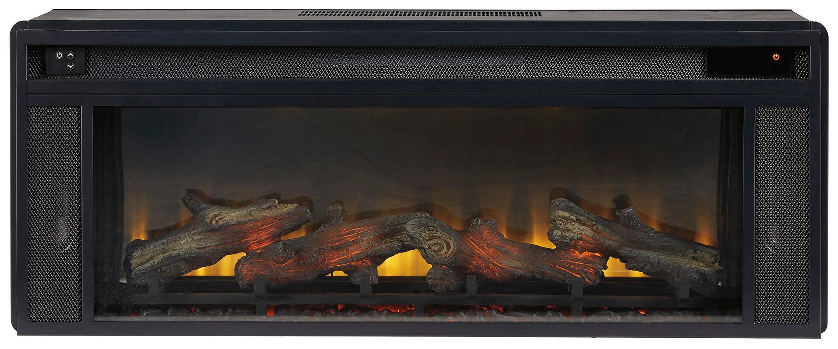 Entertainment Accessories Black Fireplace Insert - Ella Furniture