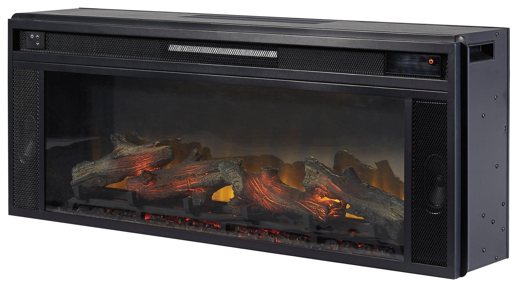 Entertainment Accessories Black Fireplace Insert - Ella Furniture