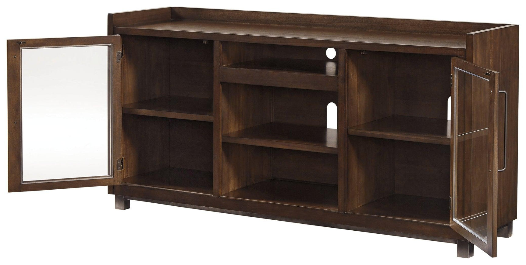 Starmore Brown 70" Tv Stand With Electric Fireplace - Ella Furniture