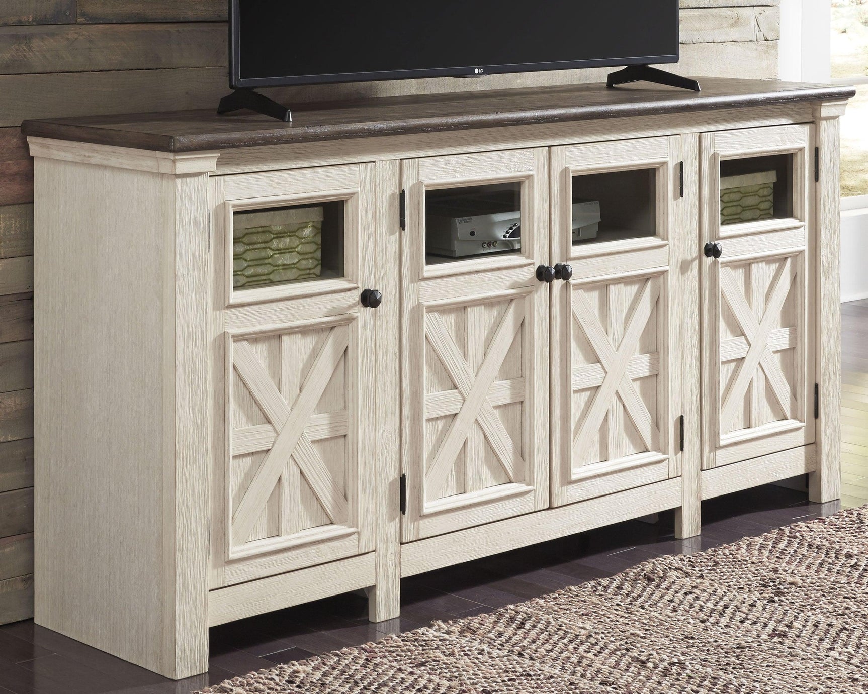Bolanburg Two-tone 74" Tv Stand - Ella Furniture