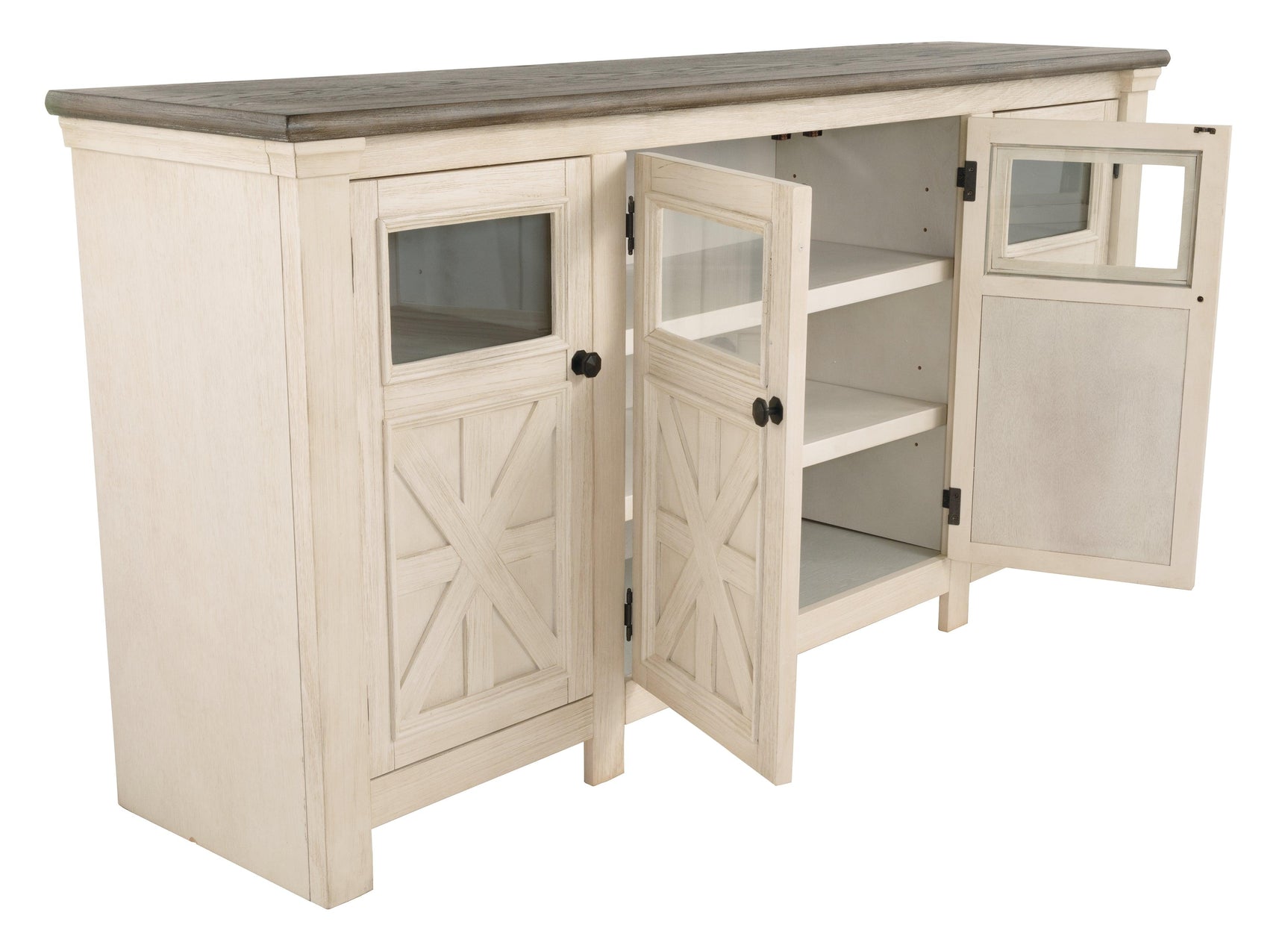 Bolanburg Two-tone 74" Tv Stand - Ella Furniture