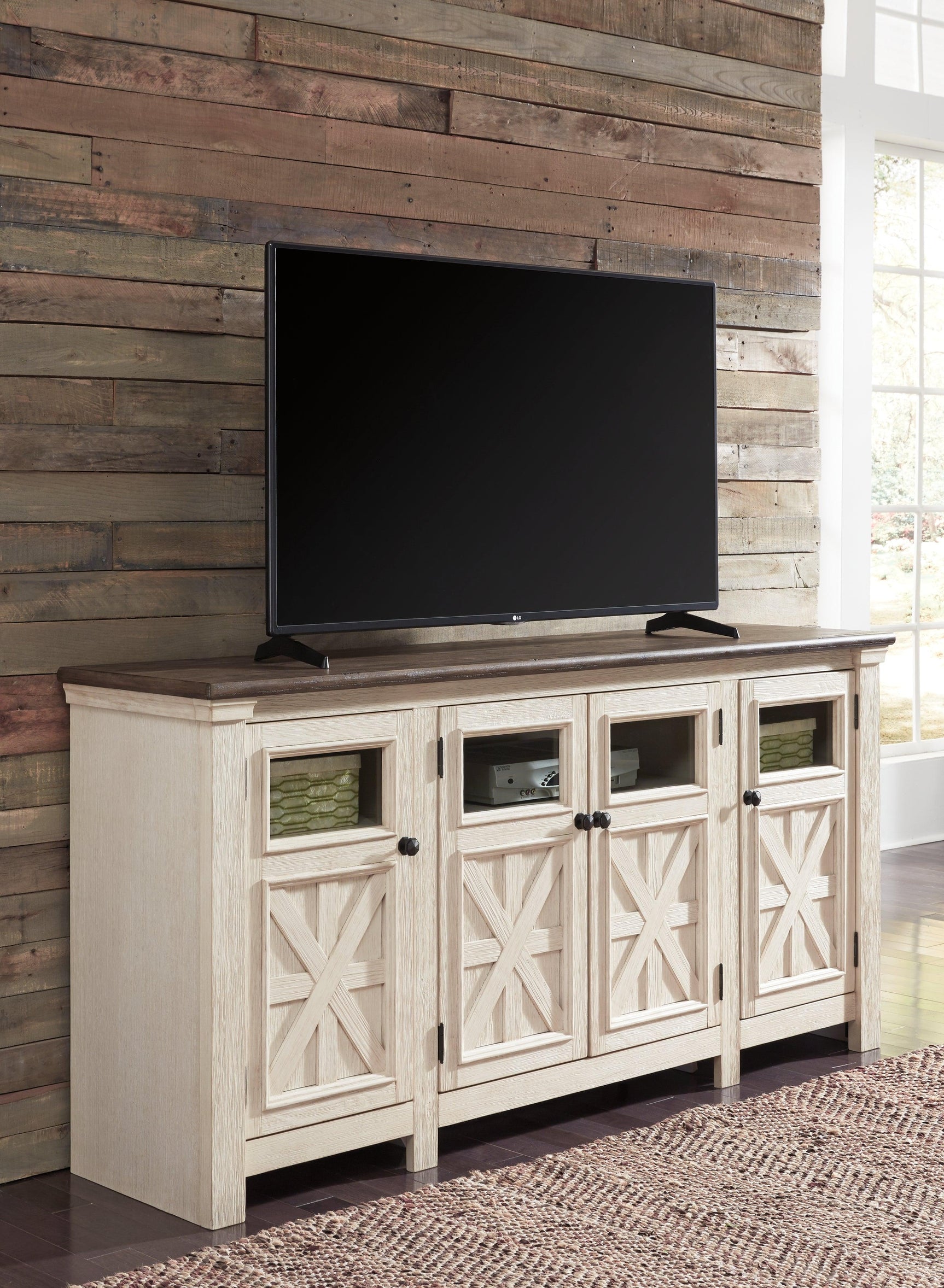 Bolanburg Two-tone 74" Tv Stand - Ella Furniture