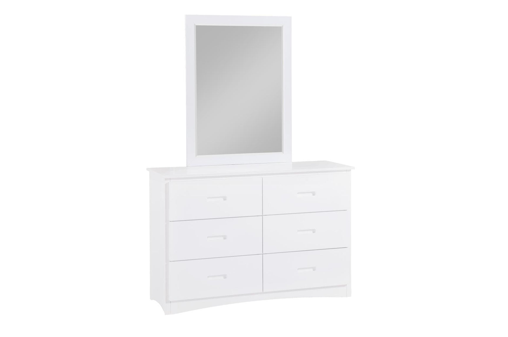 Galen White Modern Transitional Wood And Engineered Wood Twin Over Twin Youth Bedroom Set - Ella Furniture