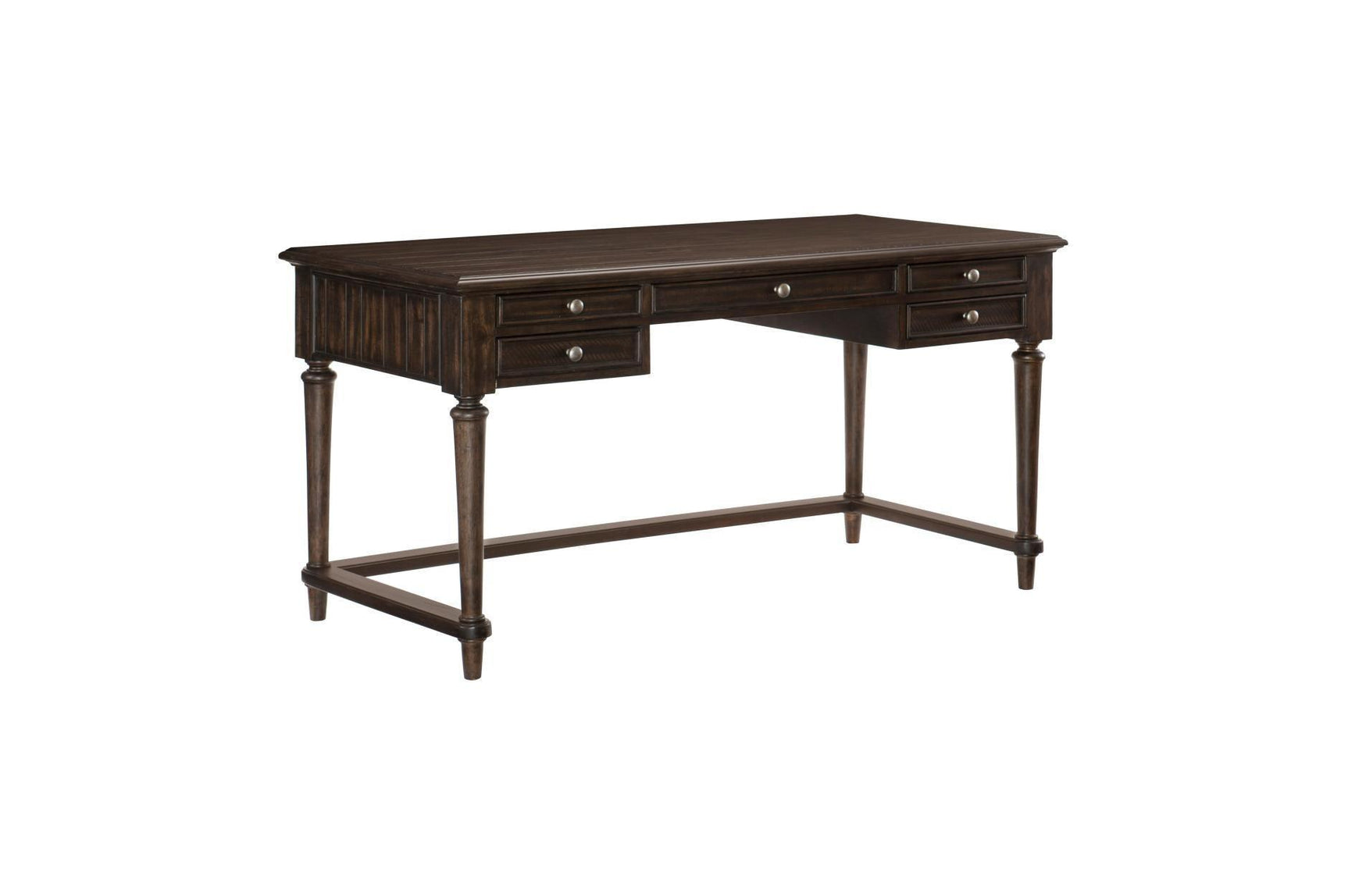 Cardano Charcoal Modern Tranisitional Traditional Acacia Solids And Veneers Writing Desk - Ella Furniture