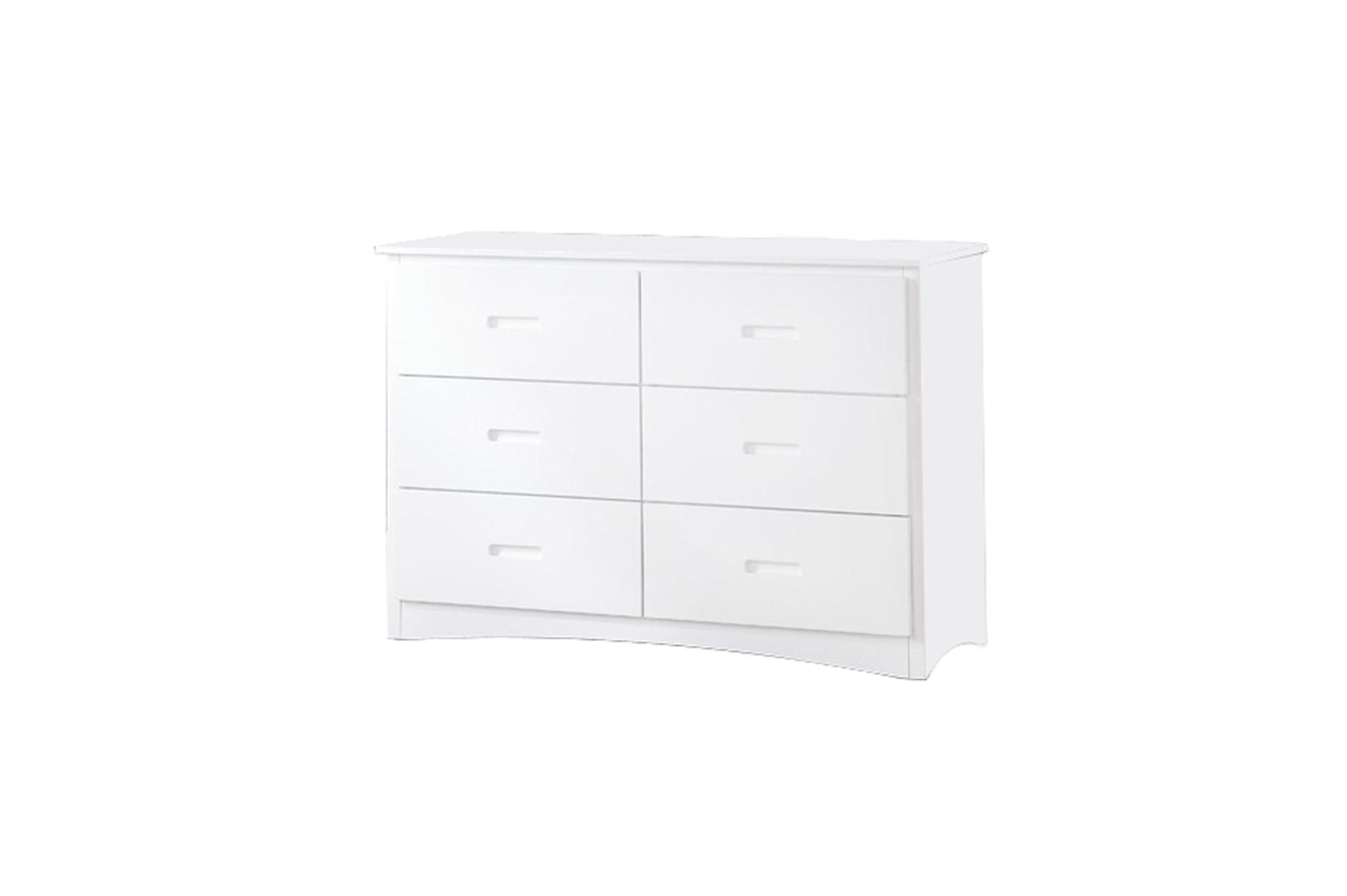 Galen White Modern Transitional Wood Engineered Wood Youth Twin Over Twin With Stairs Bedroom Set - Ella Furniture