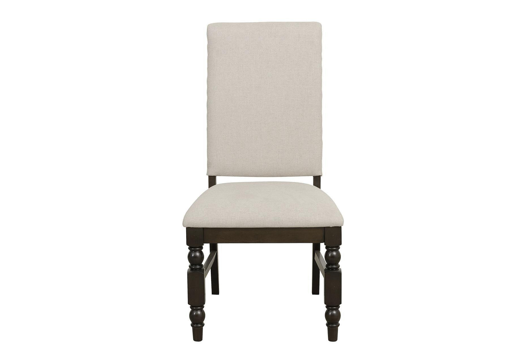Yates Neutral Modern Industrial Sleek Fabric Upholstered Seat Rectangular Dining Room Set - Ella Furniture