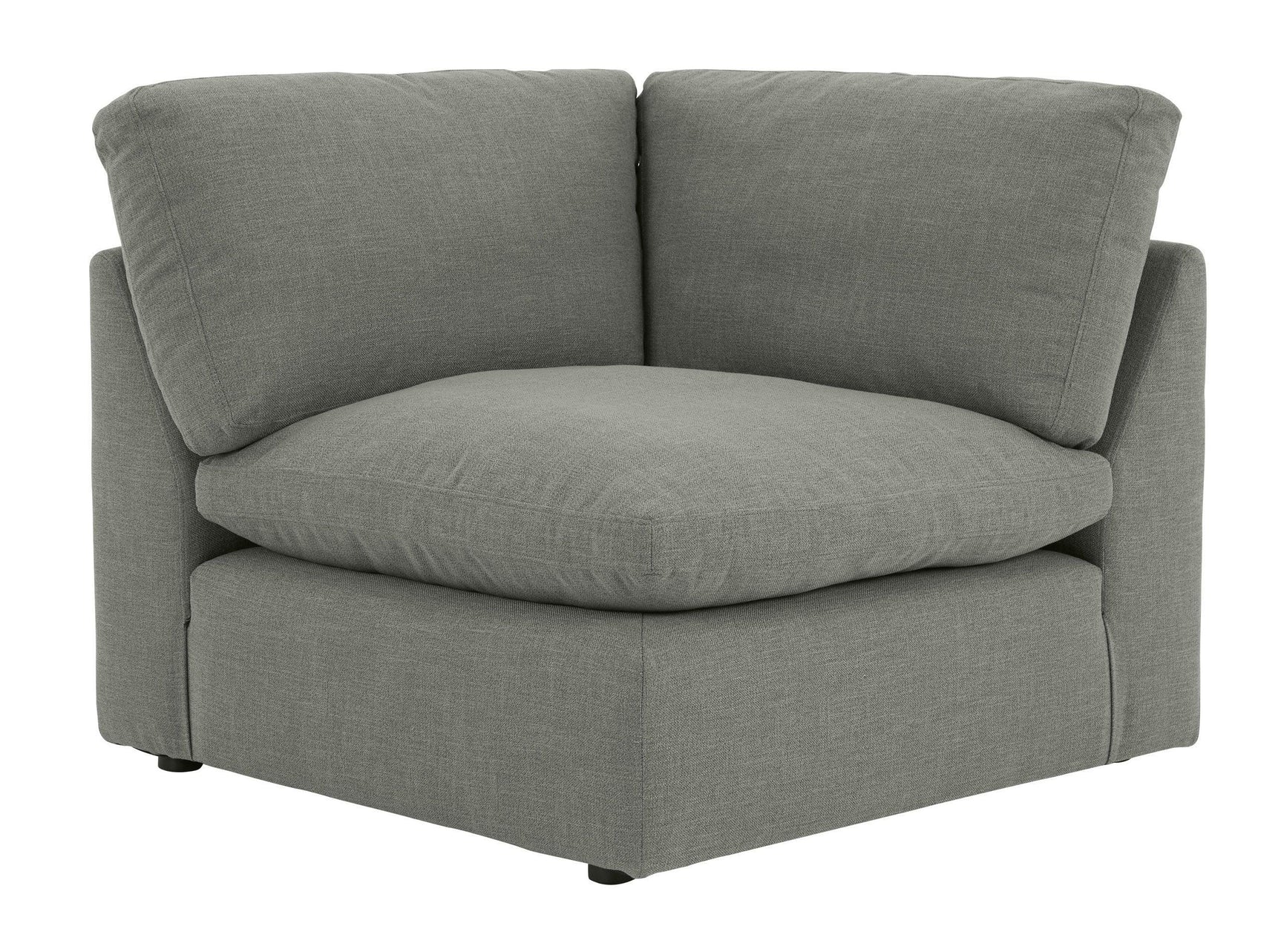Cloud Gray Modern Contemporary Traditional Chenille Fabric Sectional Oversized, High Quality - Ella Furniture
