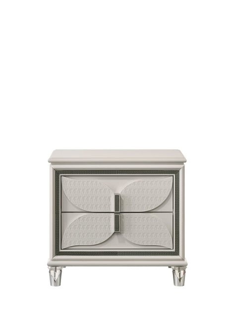 Hayma White Nightstand