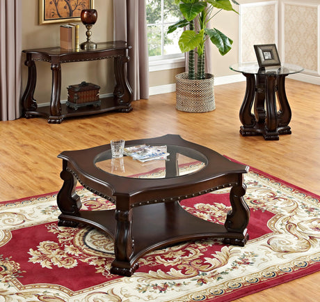 Madison Brown Wood 3-Piece Coffee Table Set (1Xcoffee 2Xend) - Ella Furniture