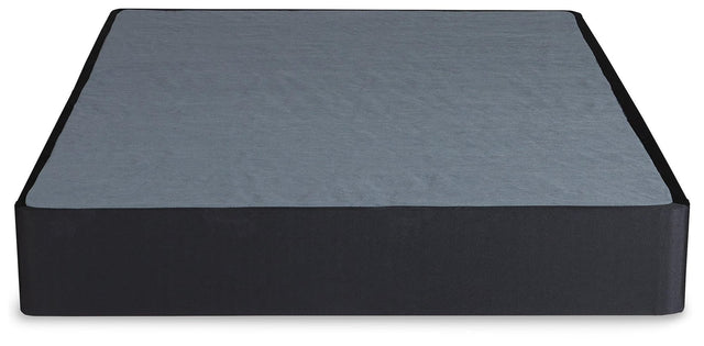 Ashley Sleep Black Metal Queen Bed Foundation angled view