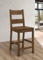 Coleman Dining Side Chairs Rustic Golden Brown (Set Of 2) - Ella Furniture