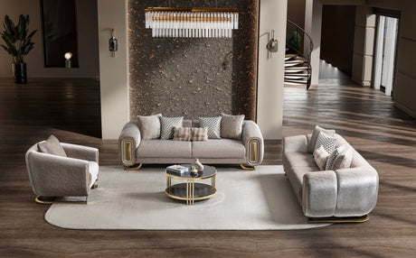 Romeo Beige Living Room Set