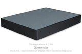 Ashley Black Full Metal Bed Foundation front view