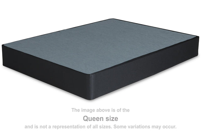 Ashley Black Full Metal Bed Foundation front view