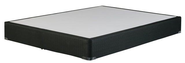 Black Twin 8" High Profile Box Spring - Ella Furniture