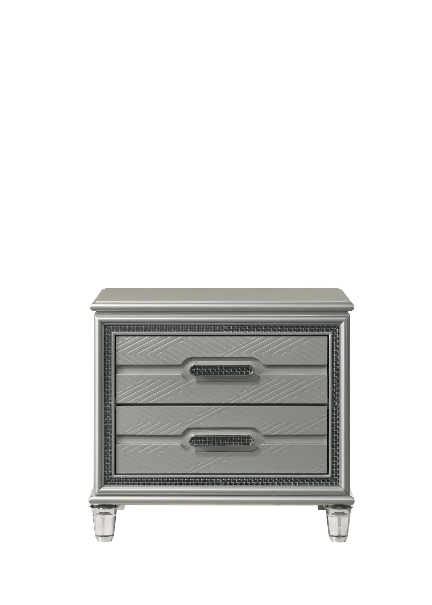 Amiri Gray Nightstand