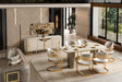 Romance Gold Dining Room Set