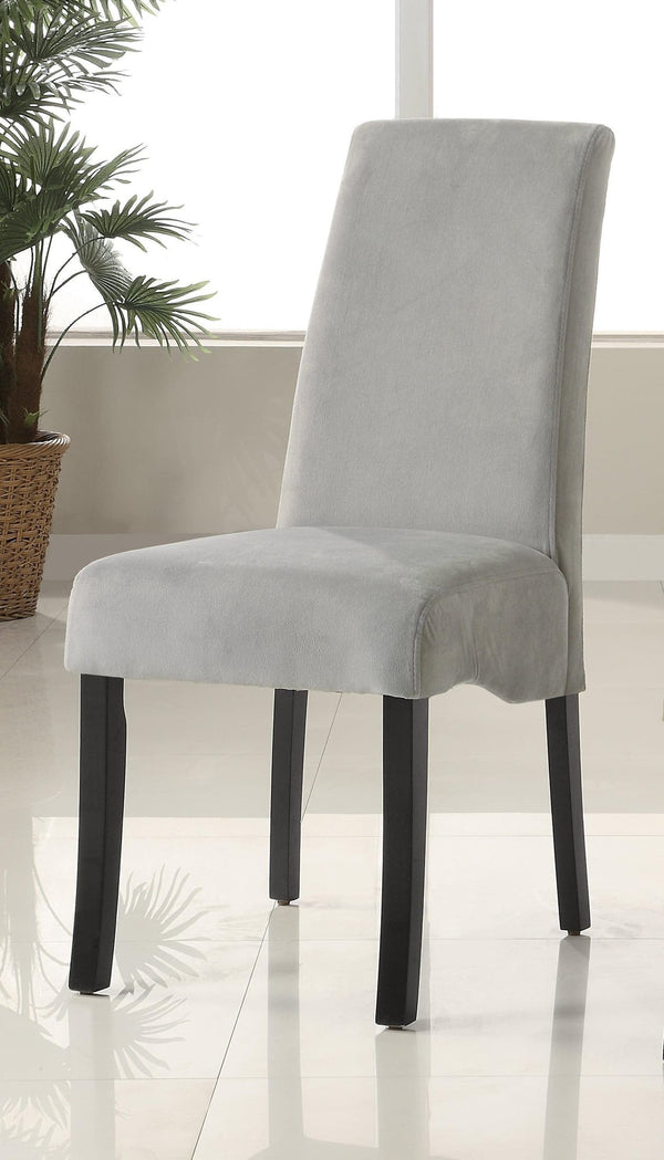 Montclair High Back Dining Chairs Black And Chrome (Set Of 4) 100515Wht - Ella Furniture