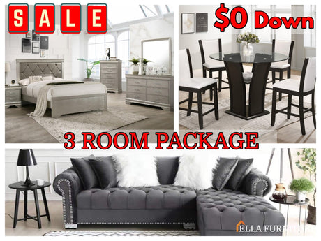 3 Room Package 4 - Ella Furniture