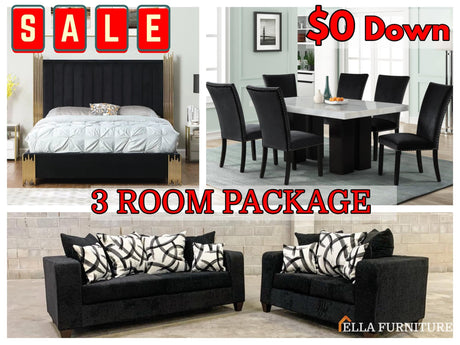3 Room Package 5 - Ella Furniture