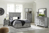 Russelyn Gray Storage Platform Bedroom Set