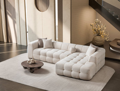 Teddy Ivory Sectional