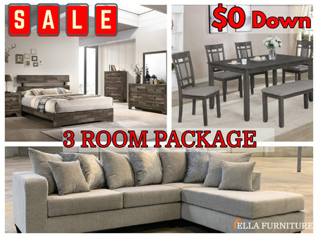 3 Room Package 6 - Ella Furniture