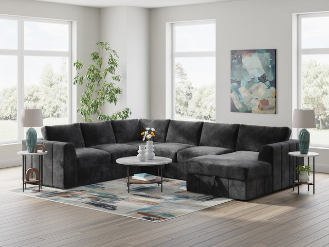 Armfield 4-Piece Sectional with Pop Up Sleeper and Chaise