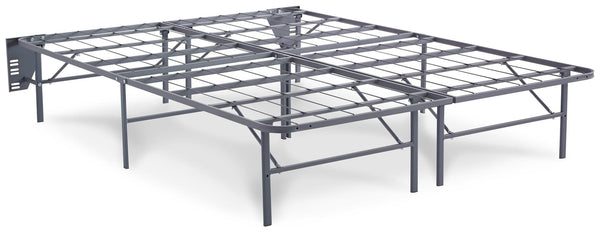 Better Than A Boxspring Gray Queen Mattress Foundation showcased with gray upholstery and rounded corners